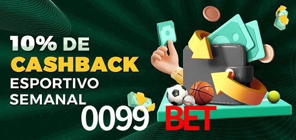 10% de bônus de cashback na 0099 bet